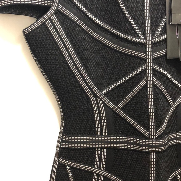 NWT Herve Leger Izabella Bandage Jumpsuit - Picture 6 of 8